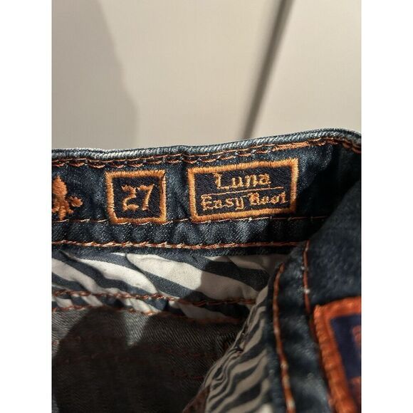 Rock Revival Women’s Size 27 Luna Easy Boot Cut Blue Jeans - Picture 7 of 7